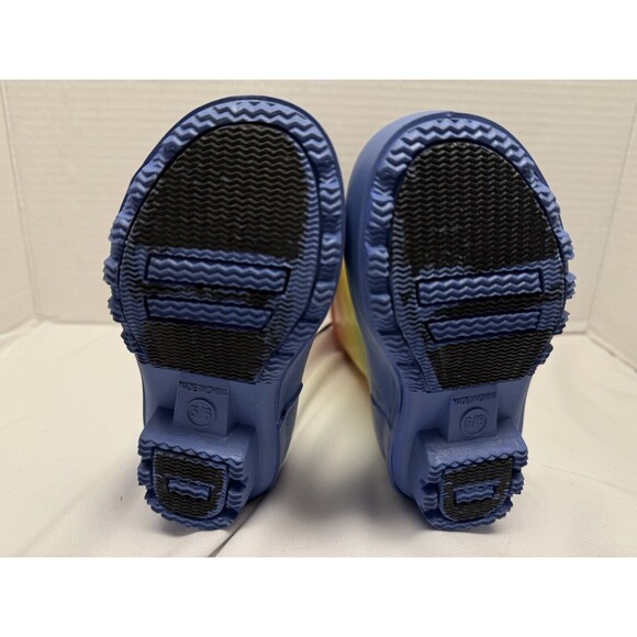 Wonder Nation Rainbow Colors Rain Boots for a Toddler Size 5/6 - Picture 6 of 12